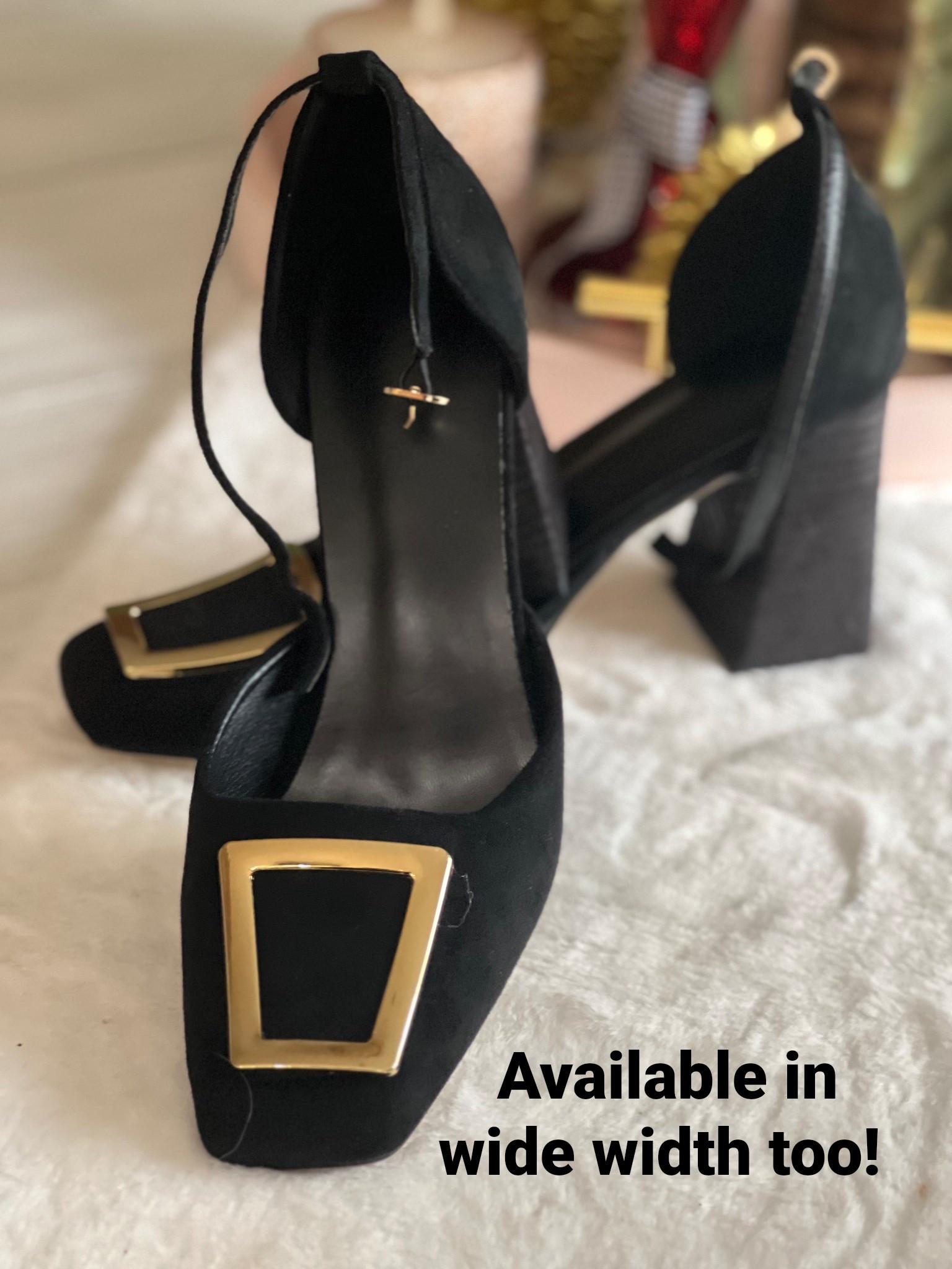 This classic black pump is a steal from Shein. I love that it is available in wide width too! 

#LTKMidsize #LTKFindsUnder50 #LTKPlusSize