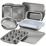 Circulon Total Nonstick Bakeware Set with Nonstick Bread Pan, Cookie Sheet, Baking Pan, Baking Sheet | Amazon (US)