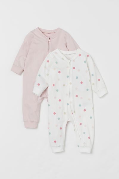 2-pack Jumpsuits with Zip | H&M (US + CA)