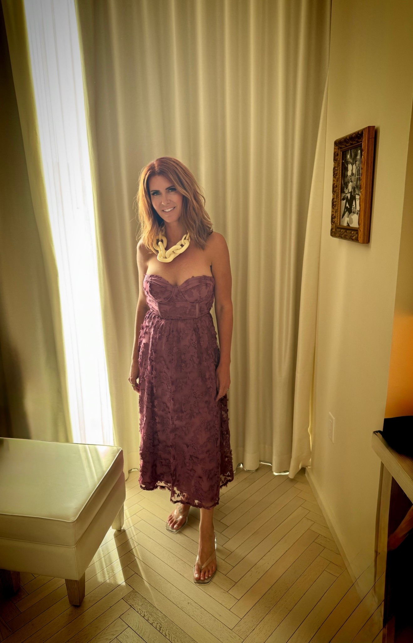 Summer dress 🪻

Lacey midi dress | maxi dress | clear jelly heels | chunky statement chain necklace 

#LTKSeasonal #LTKStyleTip #LTKPetite