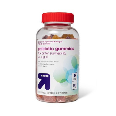 Probiotic Gummies for Digestive Health - Mixed Fruit - 80ct - up&up™ | Target