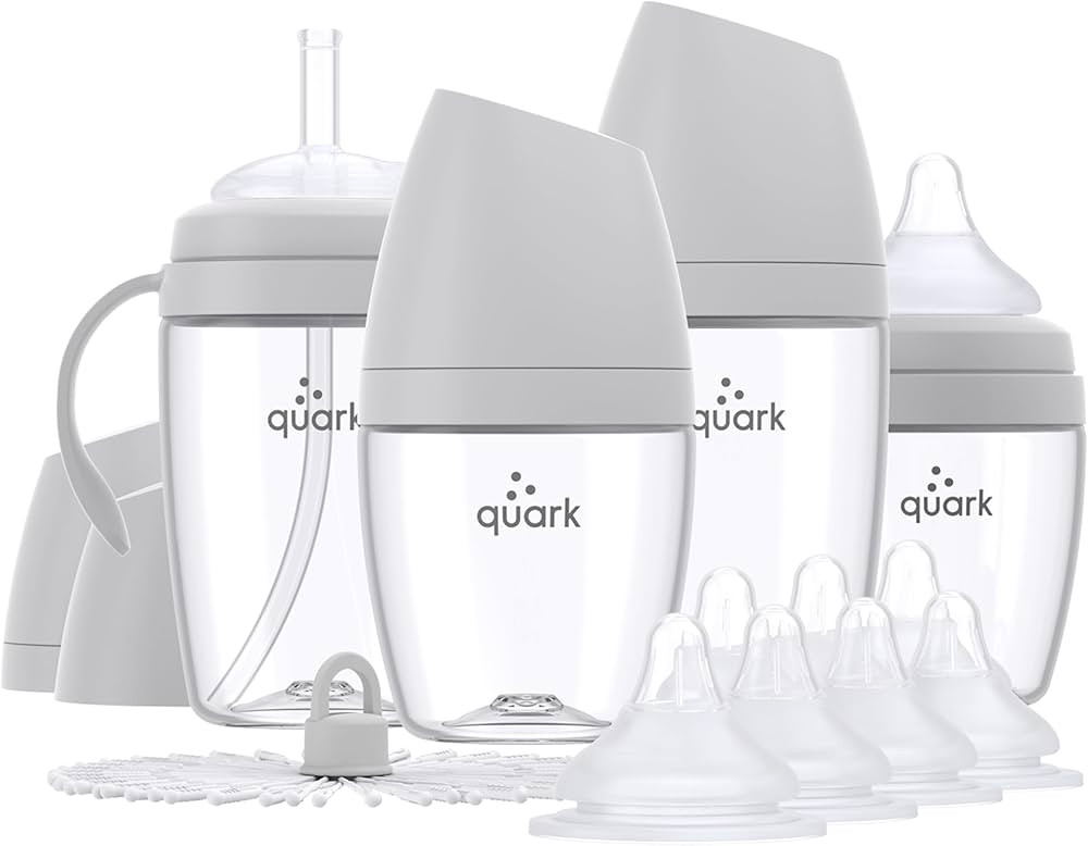 BuubiBottle Hybrid Bottle Feeding Bundle by Quark - Baby Bottle Set with Baby Bottles for Breastf... | Amazon (US)