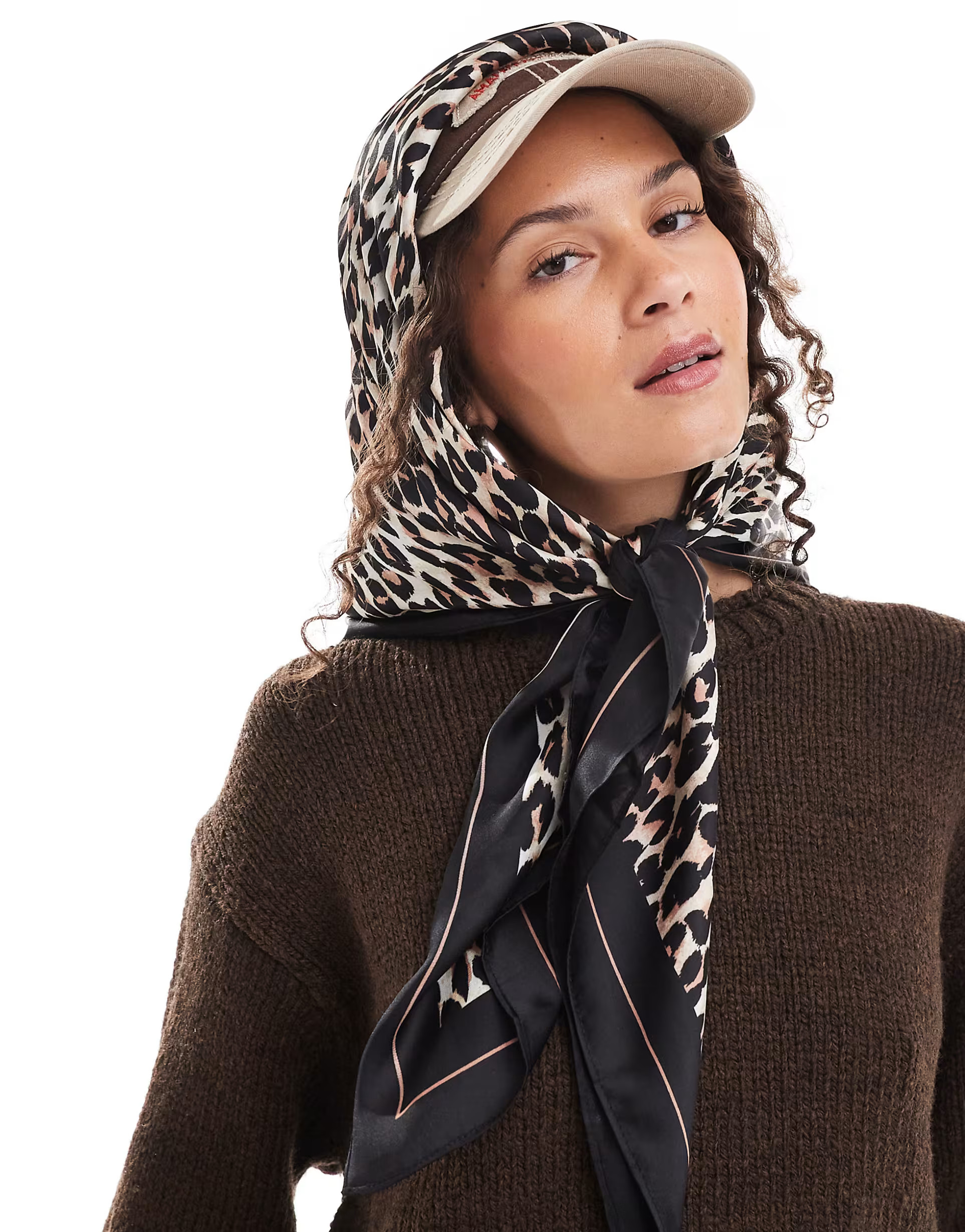 Accessorize satin scarf square in leopard print | ASOS (Global)