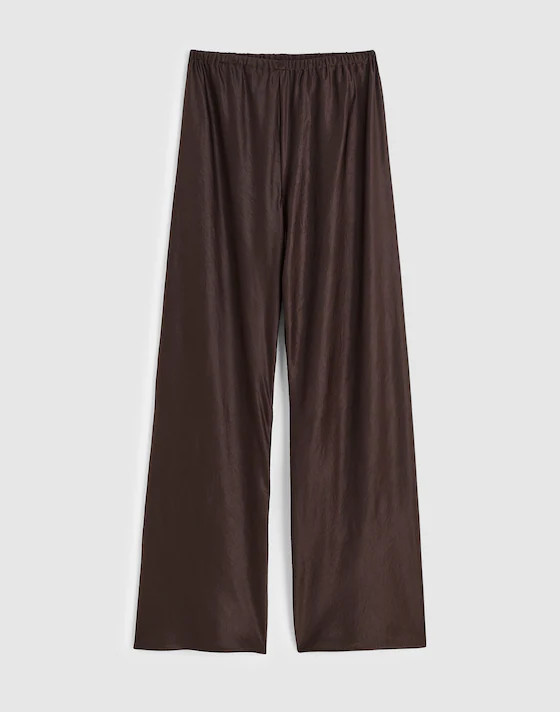 Pull-On Pants in Satin | Madewell | Madewell