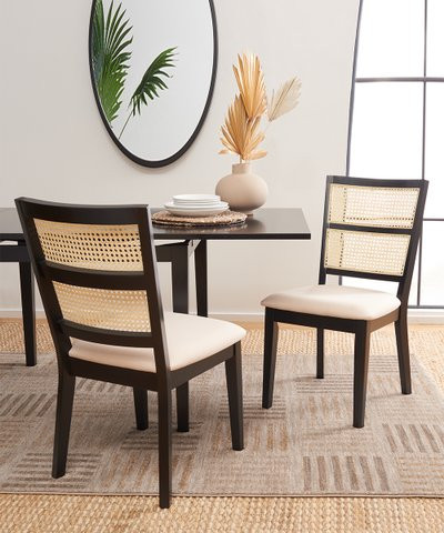SAFAVIEH Black & White Toril Side Chair - Set of Two | Best Price and Reviews | Zulily | Zulily