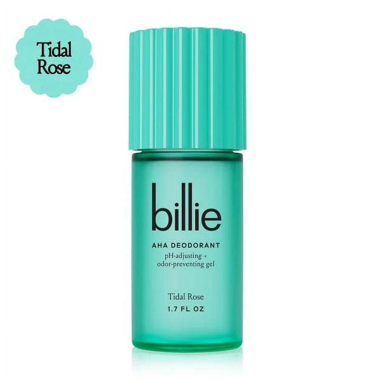 Billie AHA pH Adjusting Womens Deodorant Gel, 1.7 fl oz, Tidal Rose Scent, 24 Hour Protection, Al... | Walmart (US)