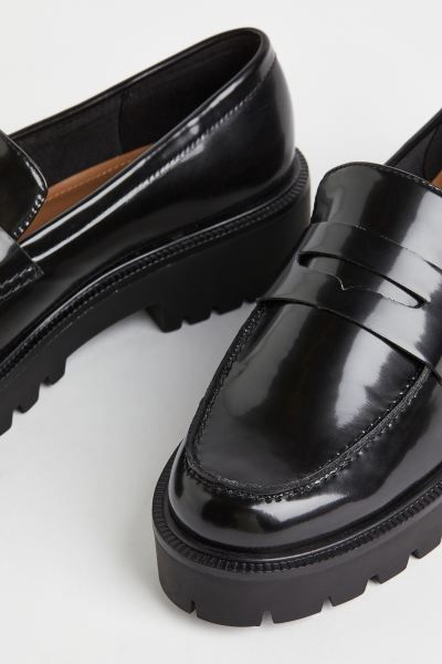 Chunky buckle-detail loafers | H&M (UK, MY, IN, SG, PH, TW, HK)