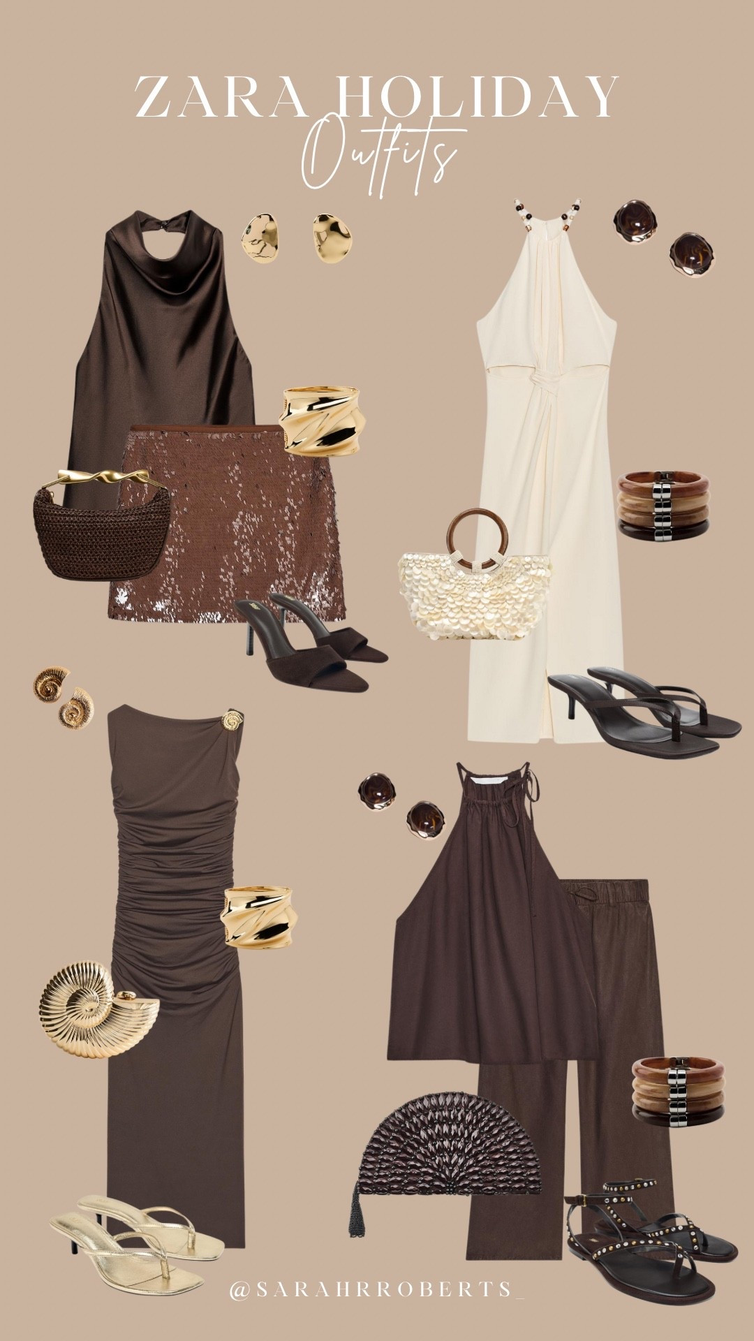 4 holiday outfits from ZARA new in today 🤎🐚✨

I’m a UK size 10, 5ft4 and i usually wear a medium in most things from Zara.

Holiday outfits, summer outfits, chocolate brown, holiday dresses, holiday style, Zara outfits, Zara holiday outfits, outfit inspo

#LTKstyletip #LTKsummer #LTKuk