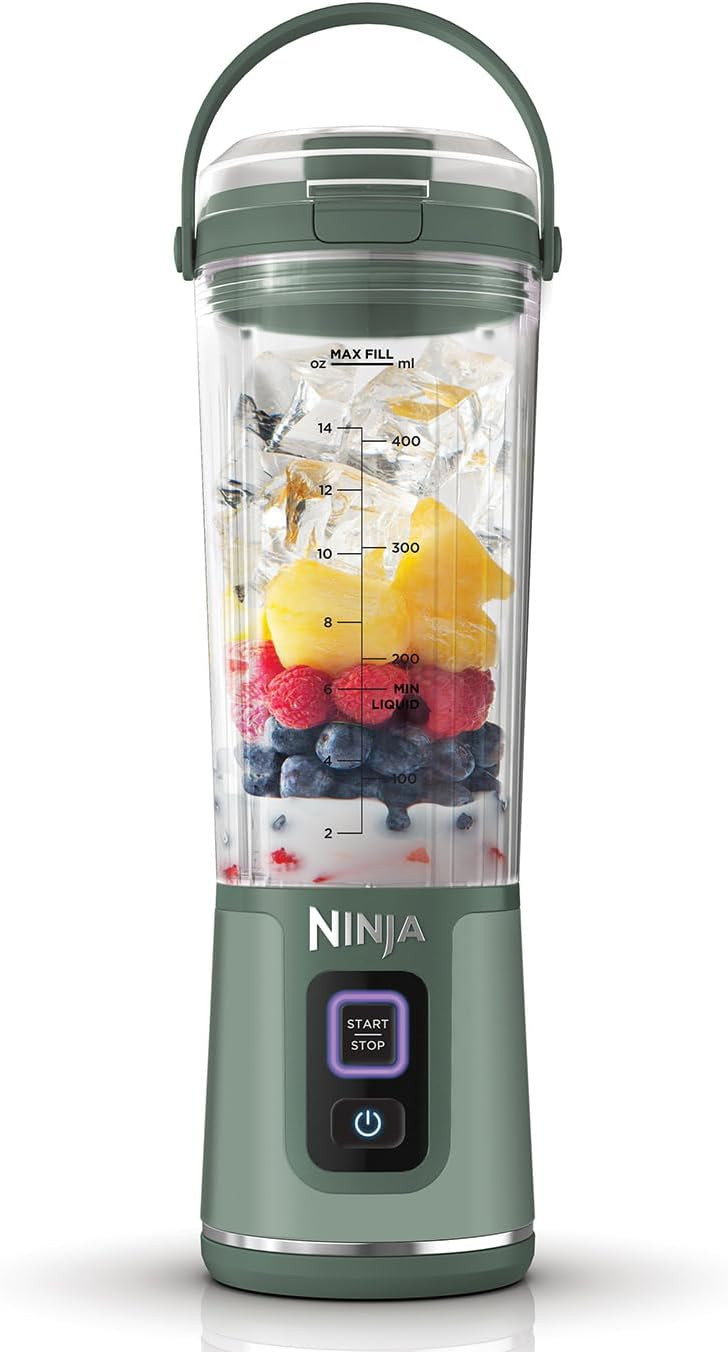 Ninja Blast Portable Blender, 530ml, Leakproof Lid & Sip Spout, Powerful Cordless Mini Blender, R... | Amazon (UK)