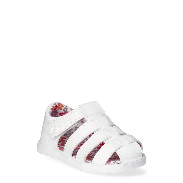 Wonder Nation Baby & Toddler Girl Fisherman Sandals | Walmart (US)