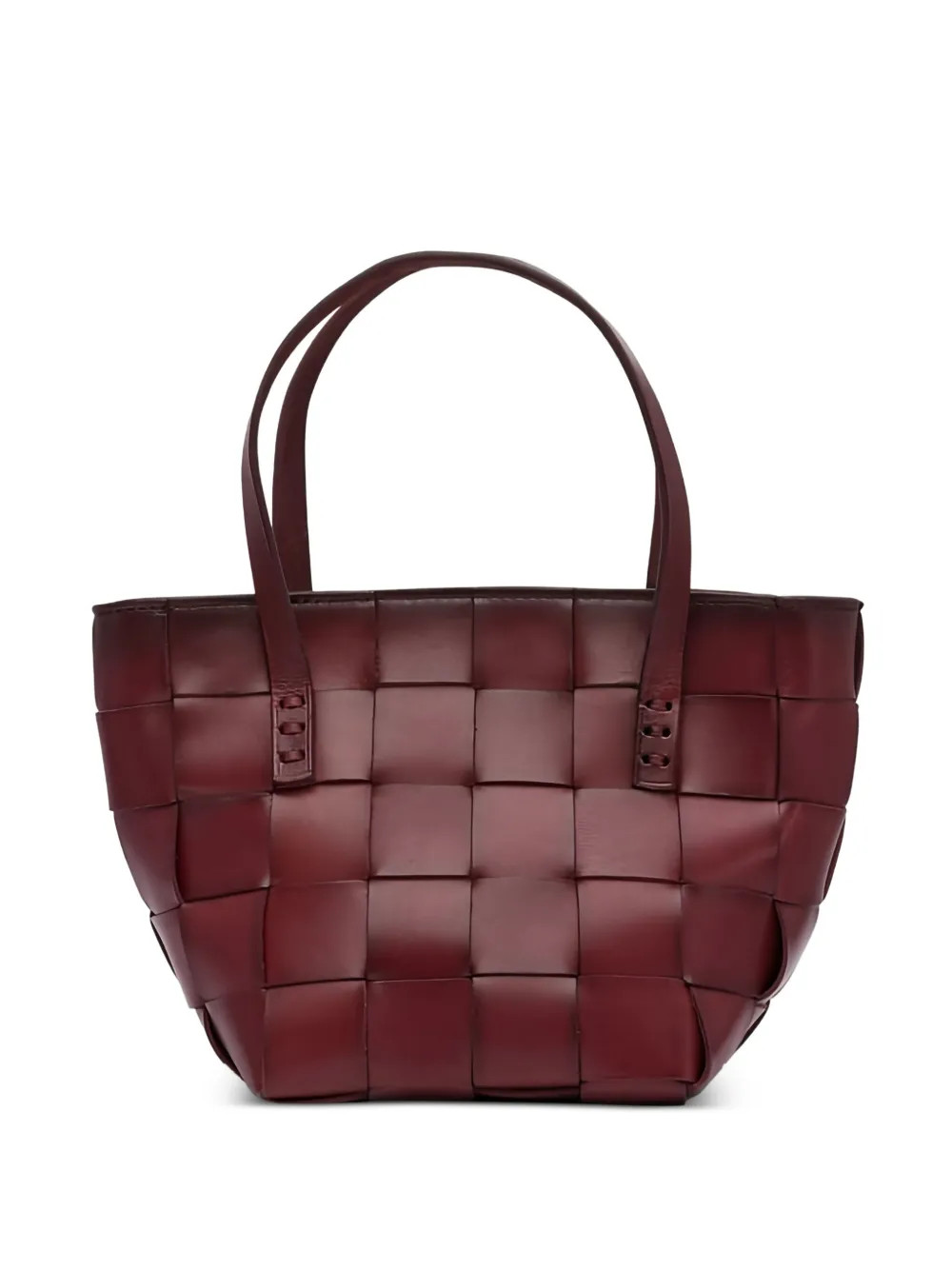 mini Japan woven-leather tote bag | Farfetch Global
