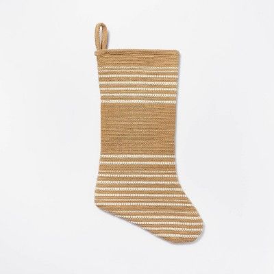 Striped Stocking Tan - Threshold&#8482; designed with Studio McGee | Target