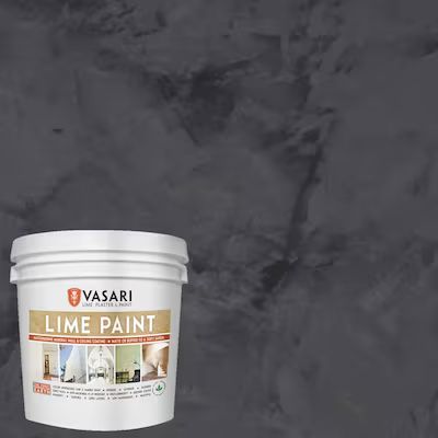 Vasari Flat Carbon Black #27 Lime Interior Paint (1-Gallon) | Lowe's