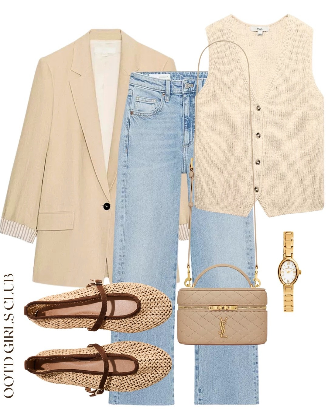 Ballet flats and blazer outfit idea 

#LTKstyletip #LTKeurope #LTKspring