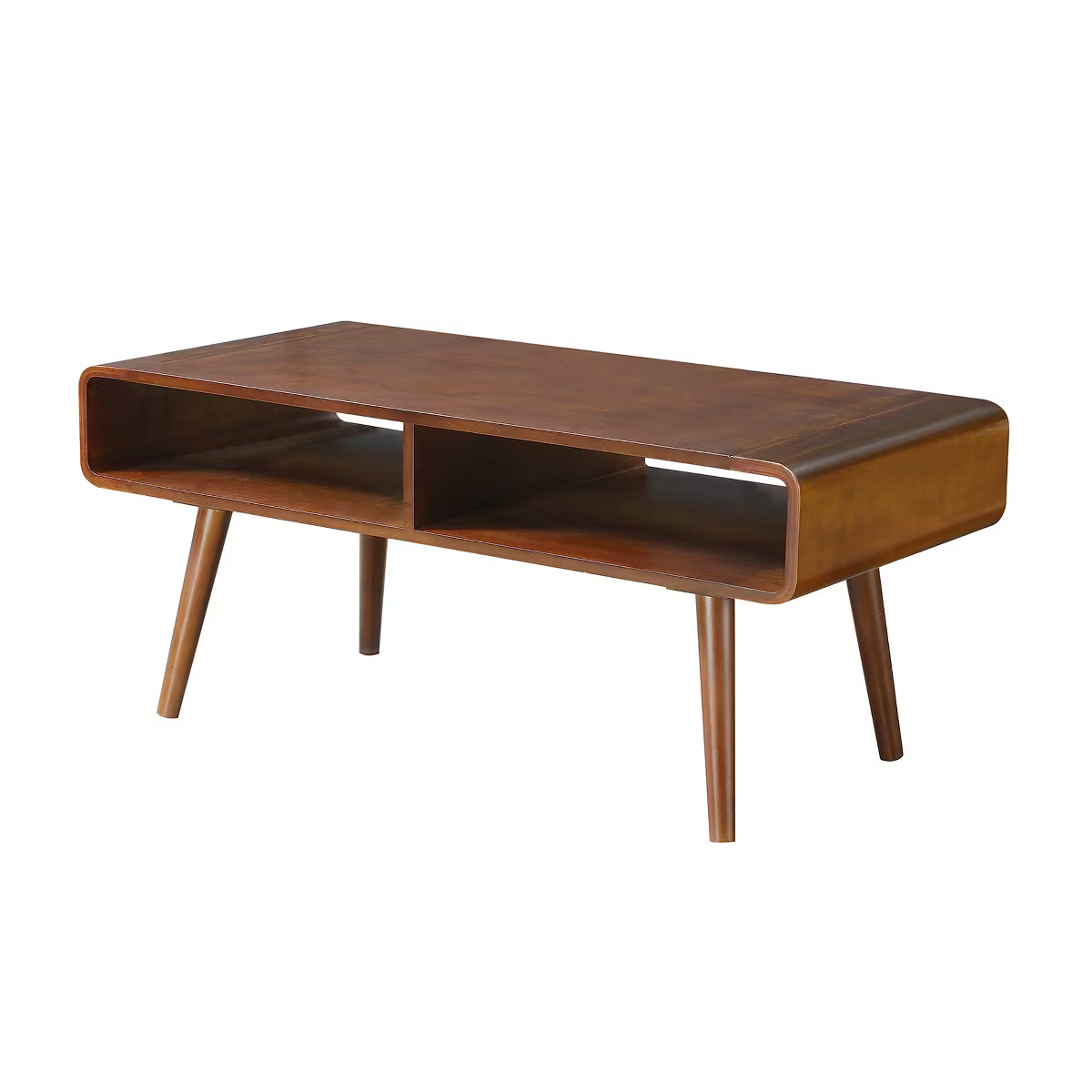 Napa Valley Coffee Table Espresso - Breighton Home: Mid Century Modern, Storage Shelf | Target