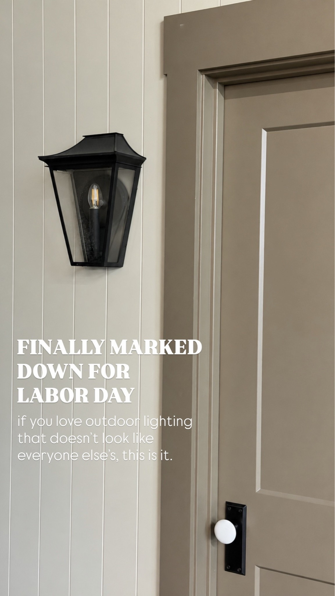 #ad This outdoor light is one of my absolute favorites. It has that old-world carriage lantern look with the tapered glass, candle-style bulb and little roofline detail that makes it feel so much more special than a basic outdoor sconce. I love how much character it adds without feeling trendy, and it’s FINALLY on sale for Labor Day. If you’ve been waiting on this one, I highly recommend it.

Wayfair’s Labor Day Clearance runs August 29 through September 7 with up to 70% off, plus free and easy delivery over $35.

#LTKSaleAlert #LTKHome