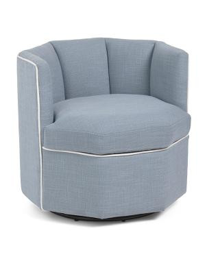 25.5x27 Swivel Accent Chair With Storage | TJ Maxx