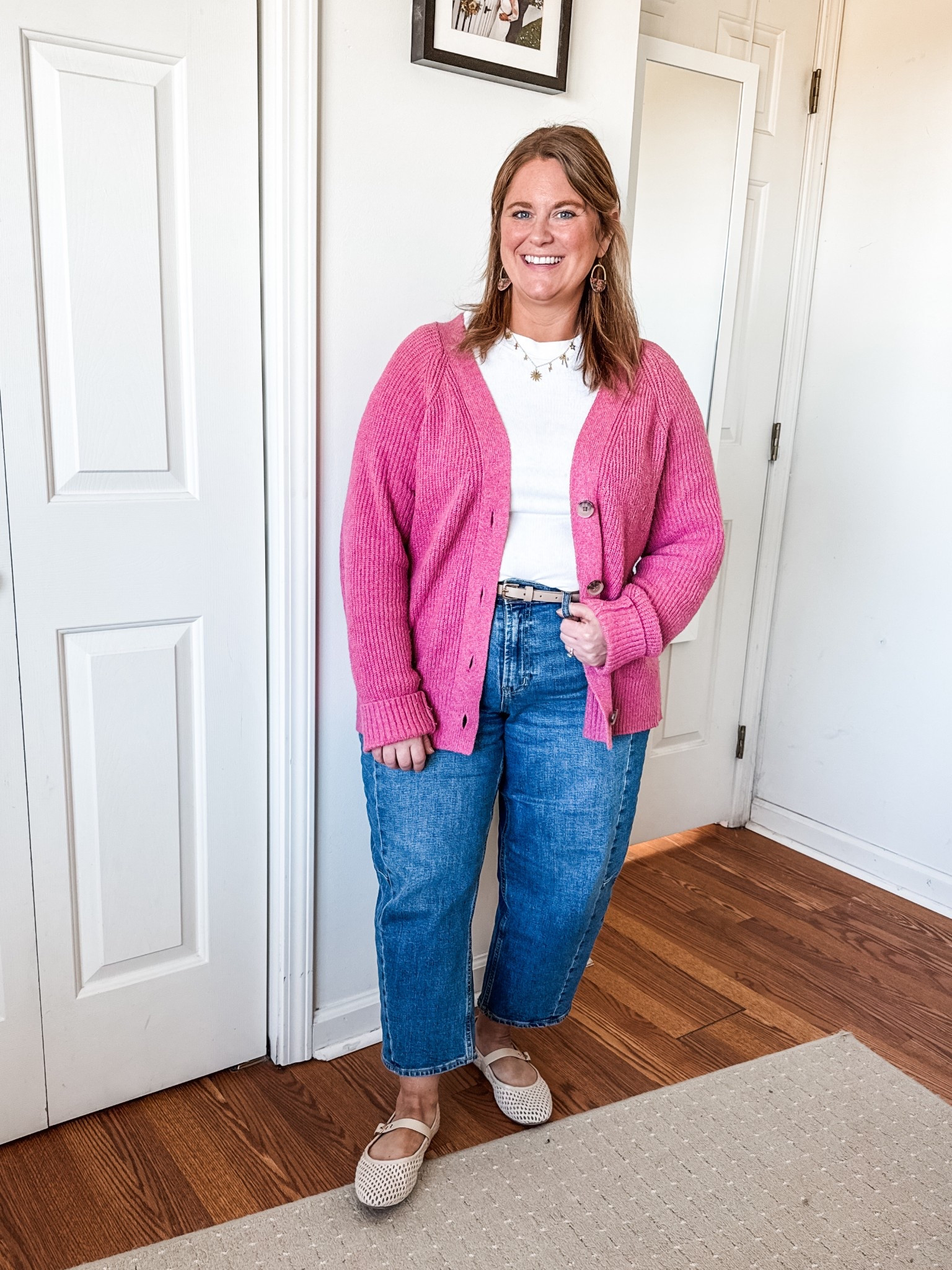 Wearing my normal size 14 petite in the jeans.  Sweater is older- linking similar.  Tee is an XL and one of my favorites! 

#LTKMidsize #LTKFindsUnder50 #LTKPetite