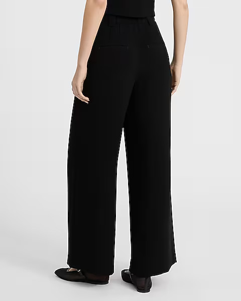 High Waisted Relaxed Trouser | Express