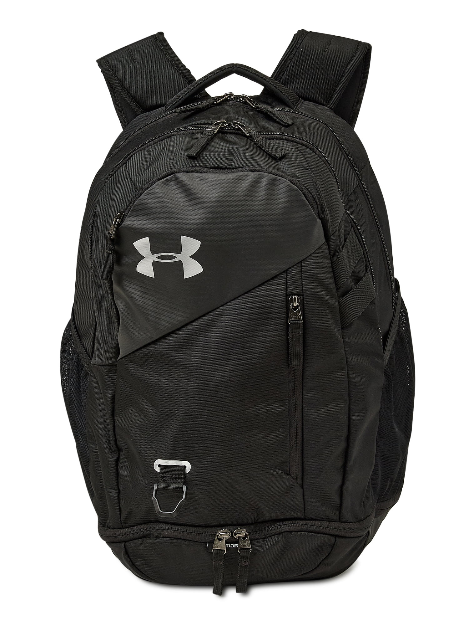 Under Armour Hustle 4.0 Unisex Adult Backpack Black Silver | Walmart (US)