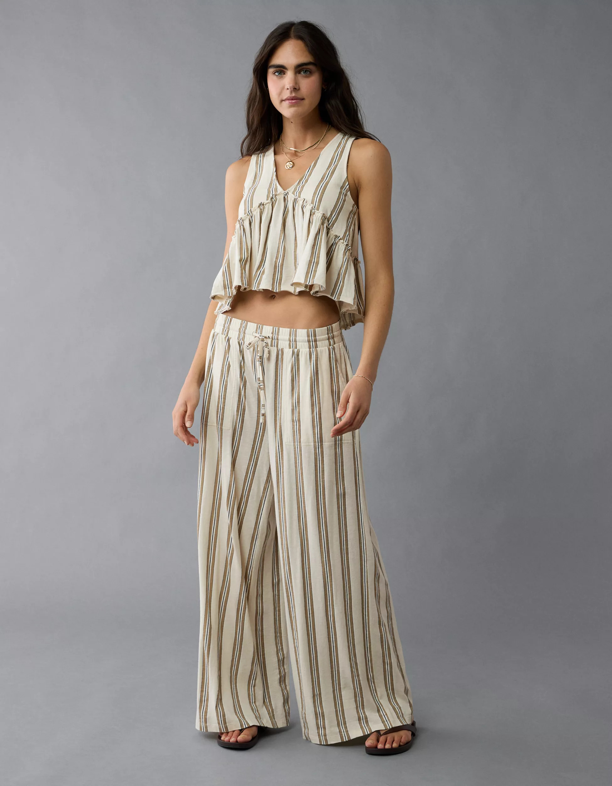 AE Sunchaser Knit High-Waisted Pant | American Eagle Outfitters (US & CA)