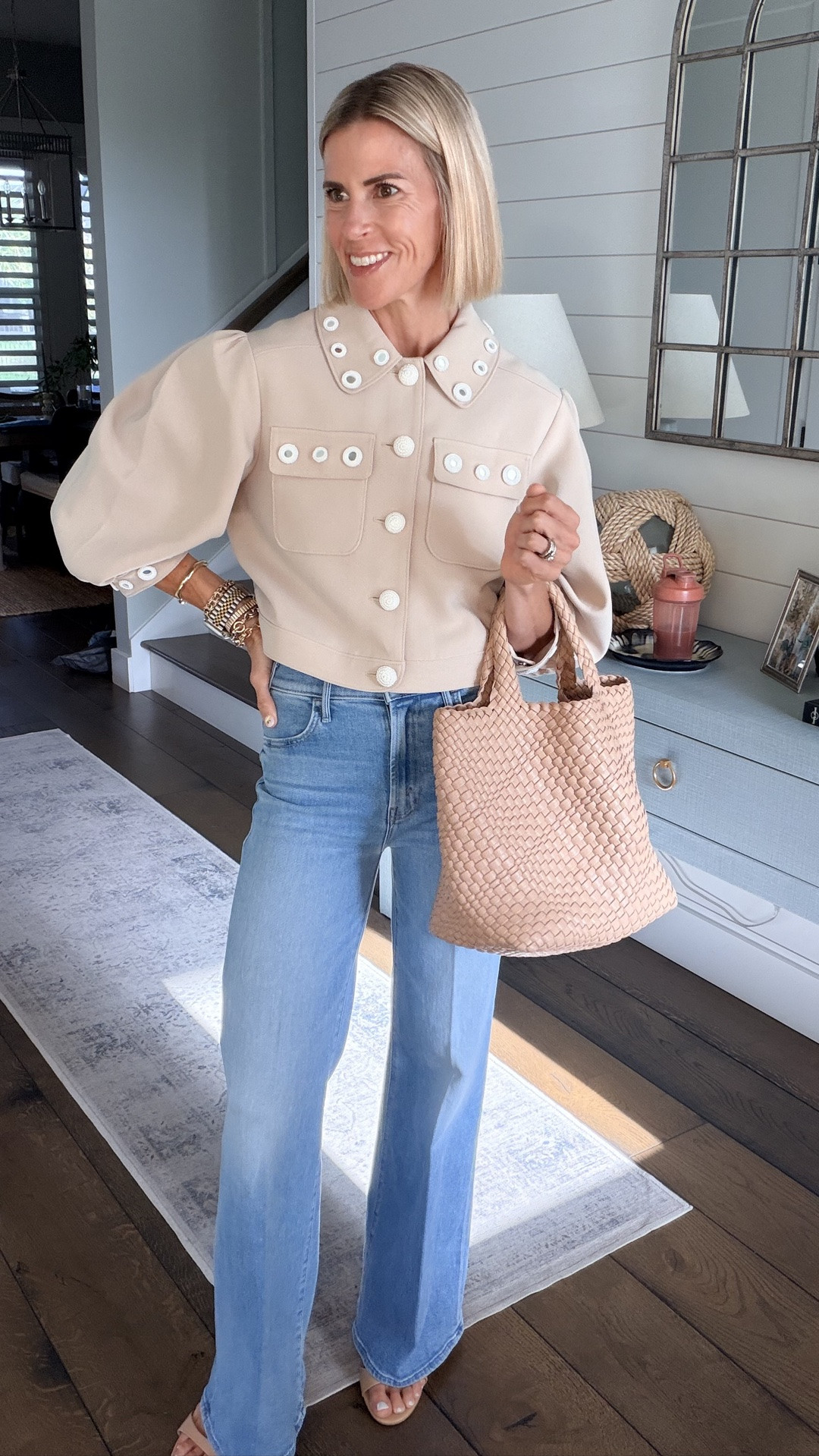 Walk to work with me… but make it worth obsessing over! 

This Cinq à Sept jacket is one of those pieces that instantly elevates everything. The structure, the details, the fit… TO DIE FOR. Paired it with easy denim for that polished-but-still-fun look I love for summer work days.

Honestly the kind of statement jacket that makes getting dressed feel exciting again.

#LTKgrwm #LTKootd #LTKOver40
