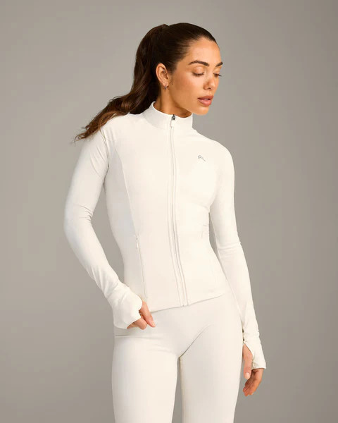 UnifiedMove\u2122 Pocket Jacket with Reflective Logo 
 Marshmallow White | Oner Active (UK / US)