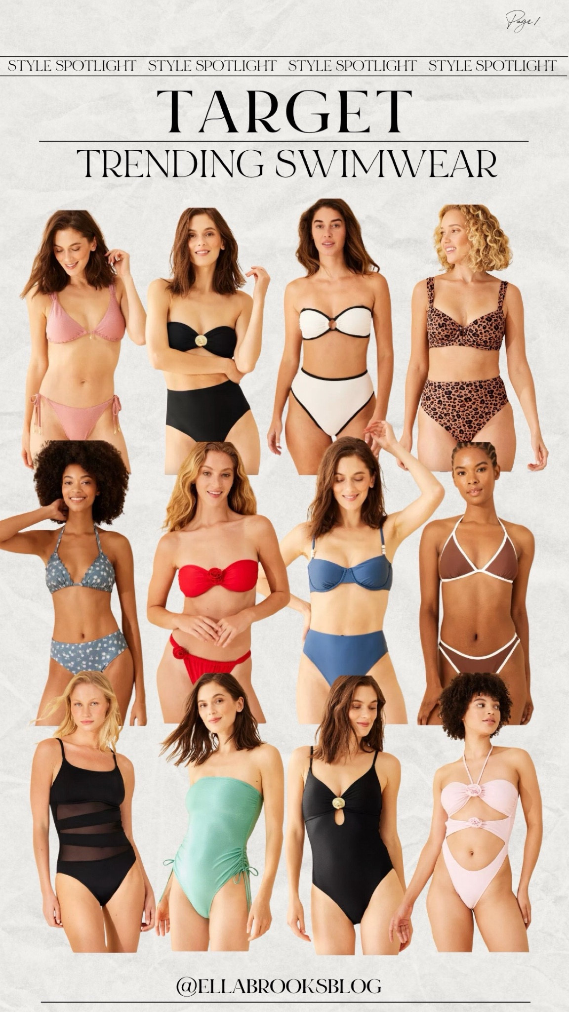 Trending Target swimwear 🎯


Beach vacation, resort wear, one piece swim, rosette swimsuit, trendy swim, leopard swimsuit

#LTKStyleTip #LTKFindsUnder50 #LTKSwim