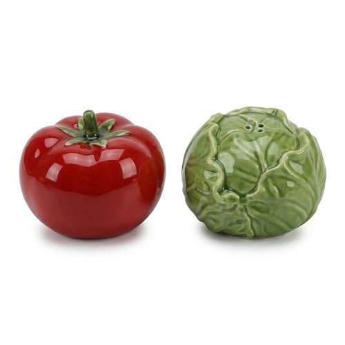 The Bridge Collection Tomato and Cabbage Salt and Pepper Shaker Set | Amazon (US)