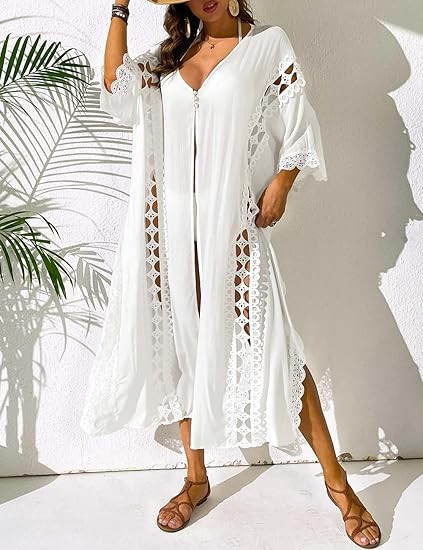 Bsubseach Women Swimsuit Cover Up Kimono Cover Ups for Swimwear Bikini Coverup | Amazon (US)