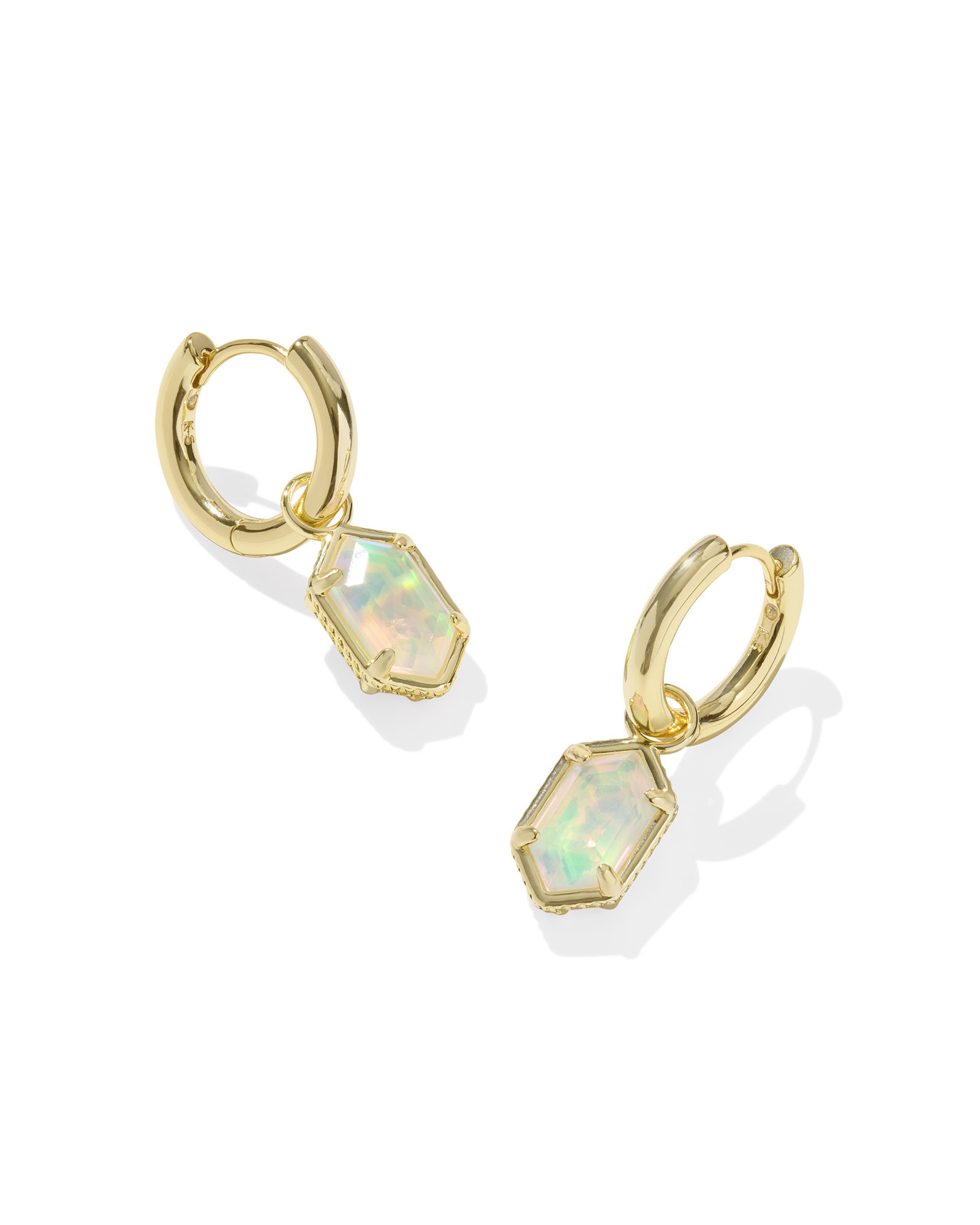 Hallie Gold Huggie Earrings | Kendra Scott