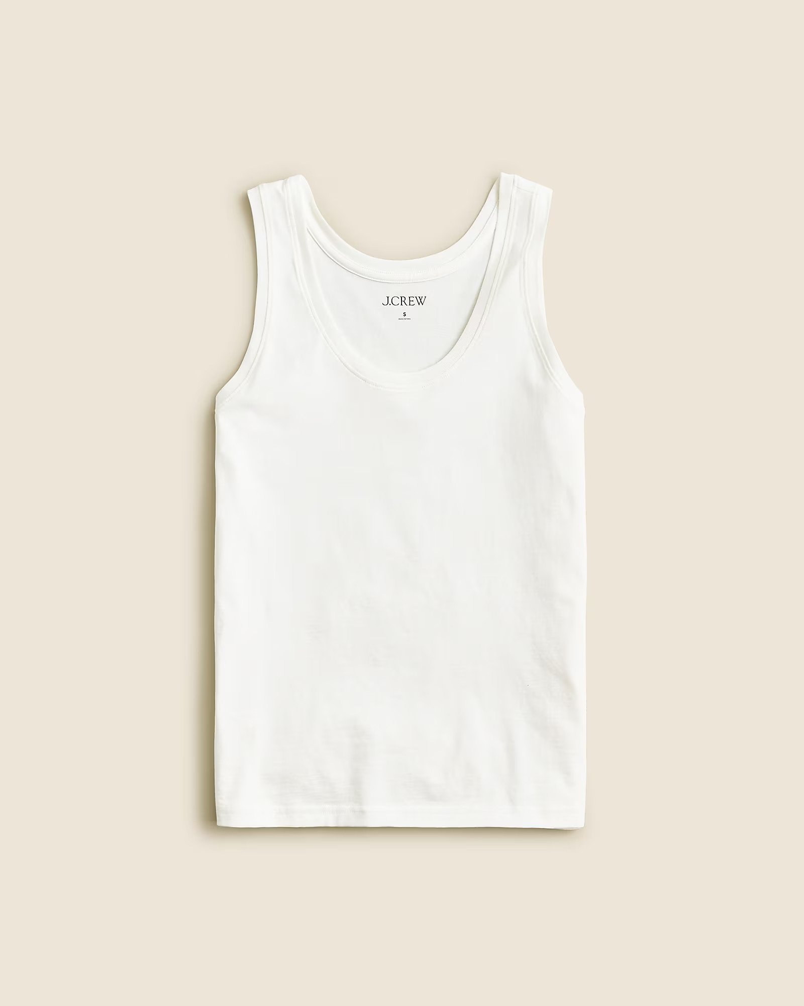 Pima cotton scoopneck tank top | J. Crew US