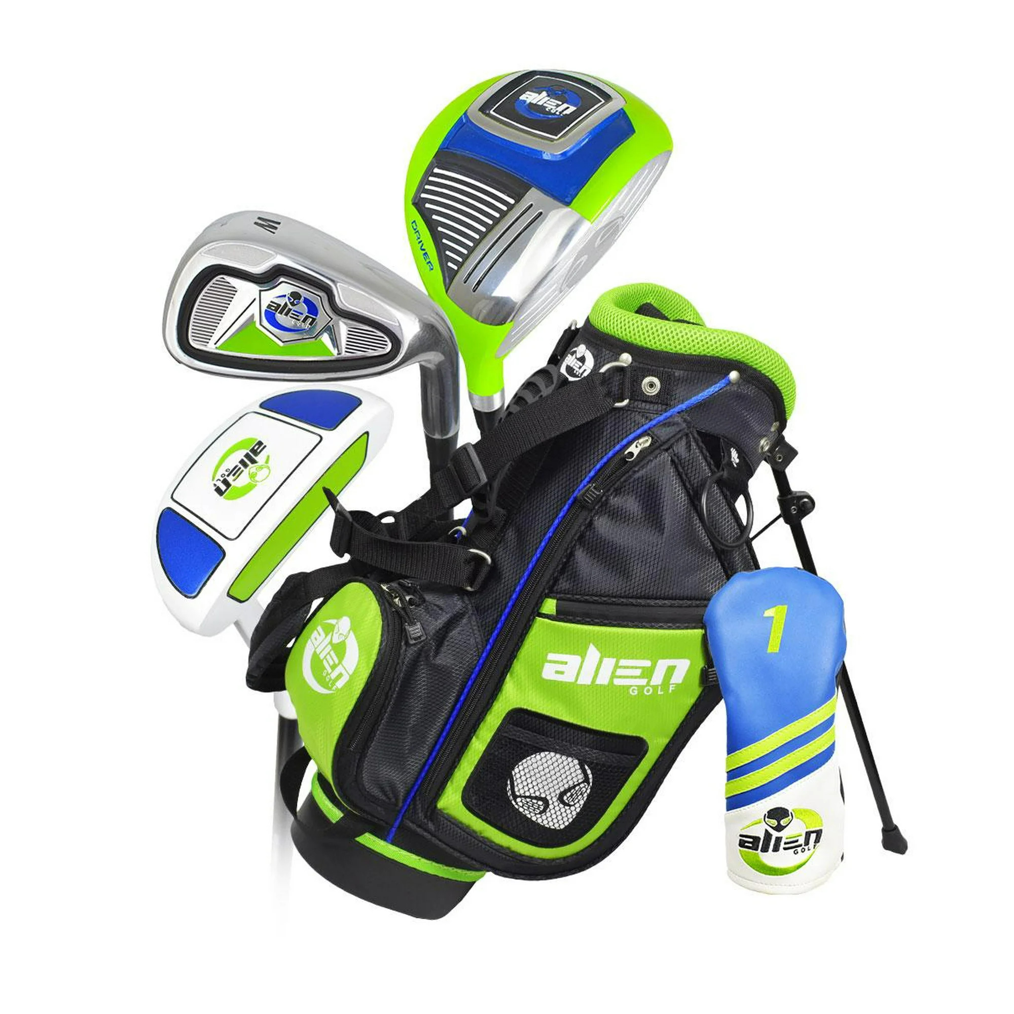 Alien Golf Junior 5 Piece Set Ages 3-5 Green/Black | Walmart (US)