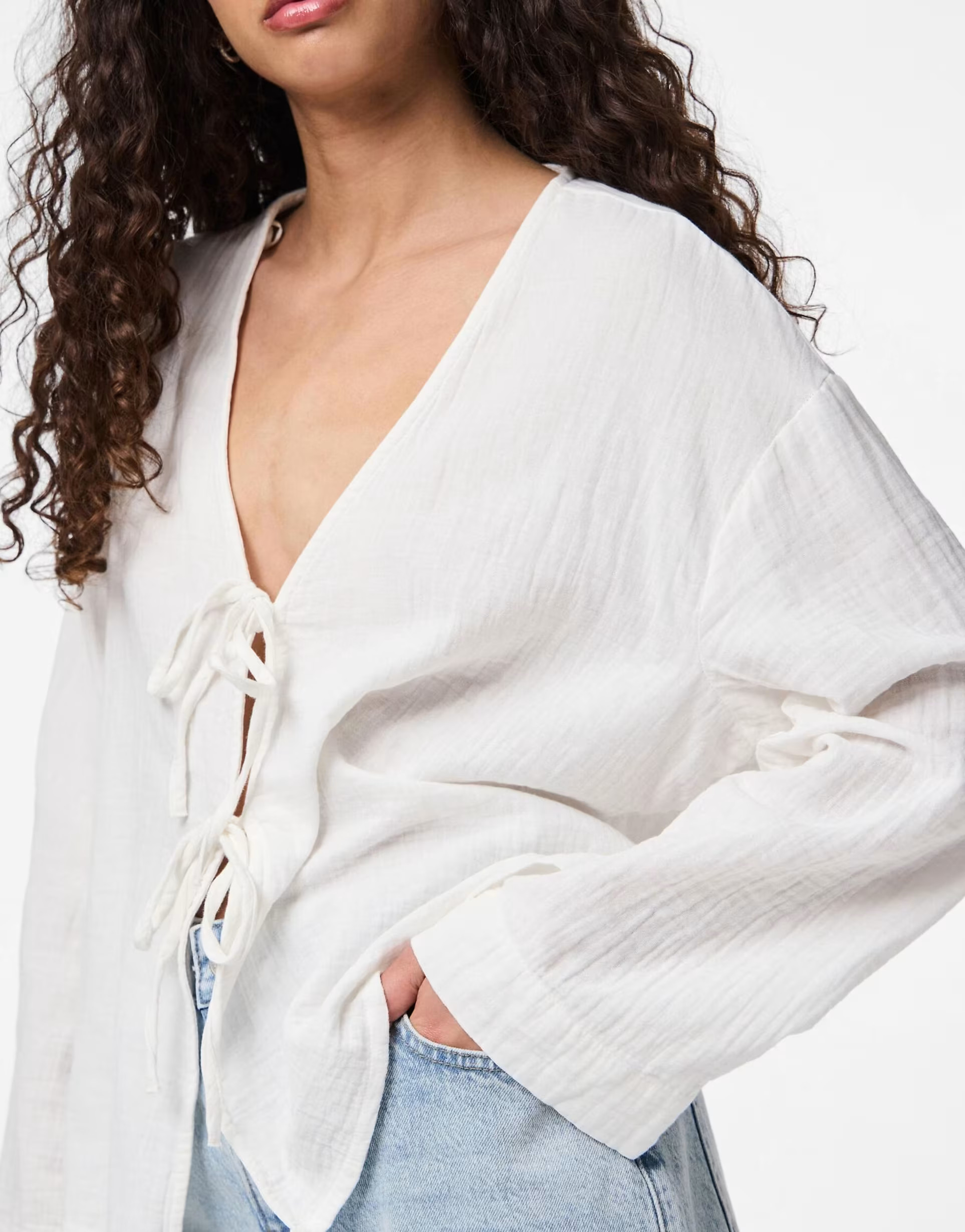 Pieces Top in cloud dancer | ASOS (Global)