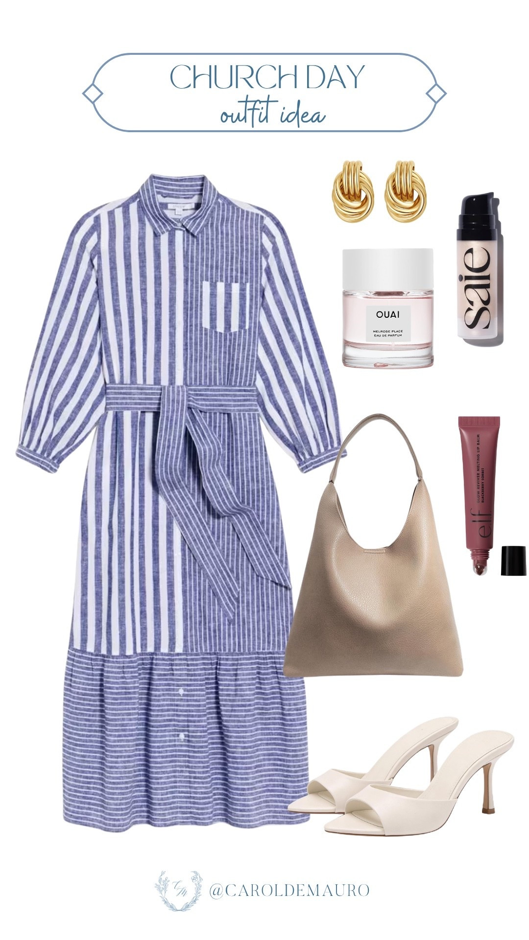 You can bring a touch of polished elegance to your weekend wardrobe with this effortless outfit. Simply layer on a beautiful scent, add a touch of tinted lip balm, and you are ready for whatever the day brings.

church day outfit, dressy inspo, casual chic, weekend wardrobe, fashion accessories, minimalist aesthetic, modest look, classic style

#LTKootd #LTKU #LTKSeasonal