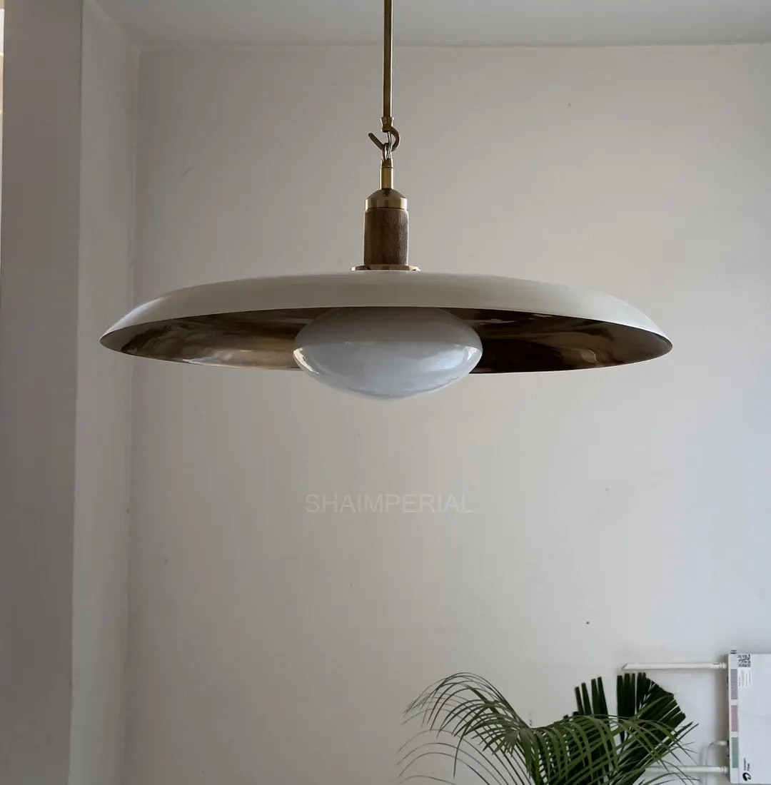 Handmade Brass Pendant Light: Modern Minimalist Kitchen Island Lighting - Etsy | Etsy (US)