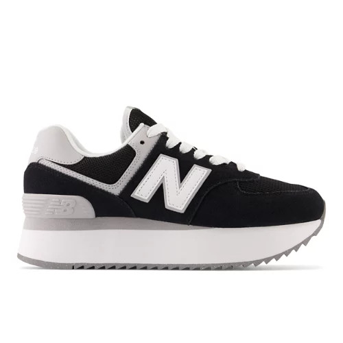New Balance Women's 574+ Black/Grey/White - Black/Grey/White | Joe's New Balance Outlet