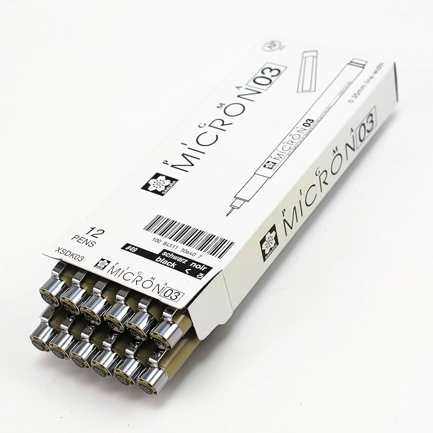 Sakura Micron Drawing Pen, 03, Black | Amazon (US)
