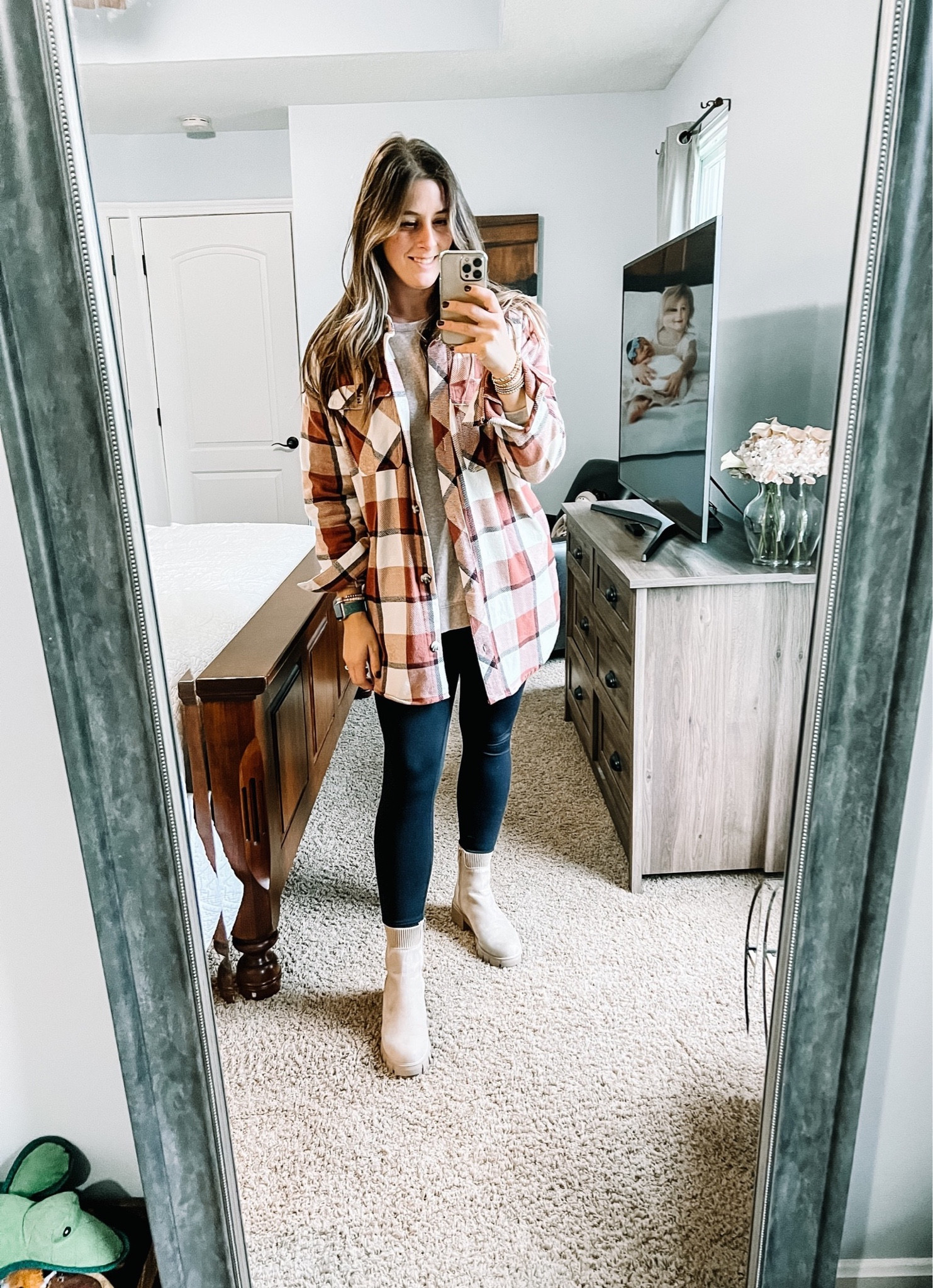 Fall outfits, leather leggings, plaid shacket

#LTKstyletip #LTKshoecrush #LTKSeasonal
