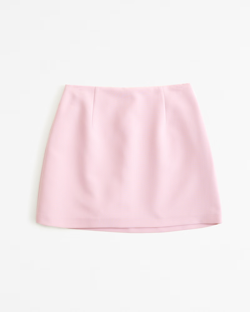 Abercrombie & Fitch Women's The A&F Scarlett Mini Skort in Light Pink - Size XL | Abercrombie & Fitch (US)