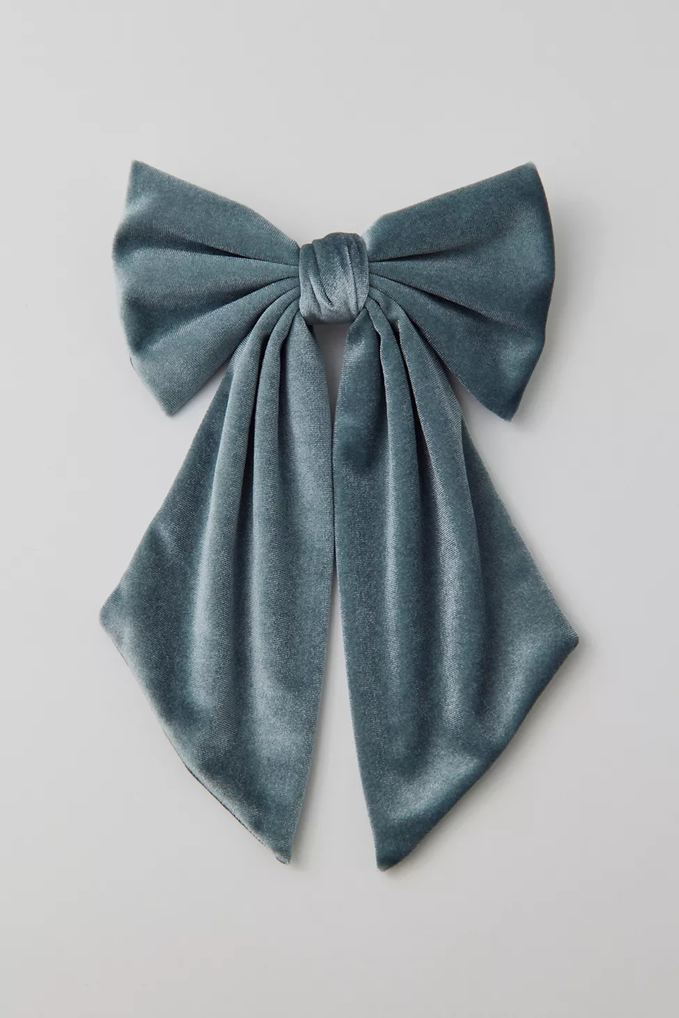 Velvet Hair Bow Barrette | Urban Outfitters (US and RoW)