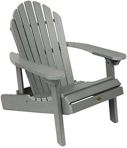 Highwood AD-CHL1-CGE Hamilton Made in the USA Adirondack Chair, Adult Size, Coastal Teak | Amazon (US)