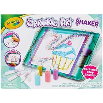 Crayola Sprinkle Art Shaker, Rainbow Arts & Crafts for Girls, Gift, Age 5, 6, 7, 8 | Amazon (US)