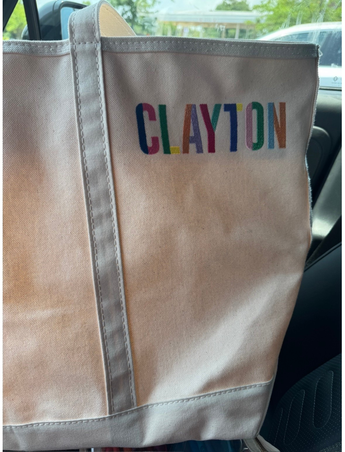 Size XL
Color natural 
15% off INVITED15
Custom embroidery 