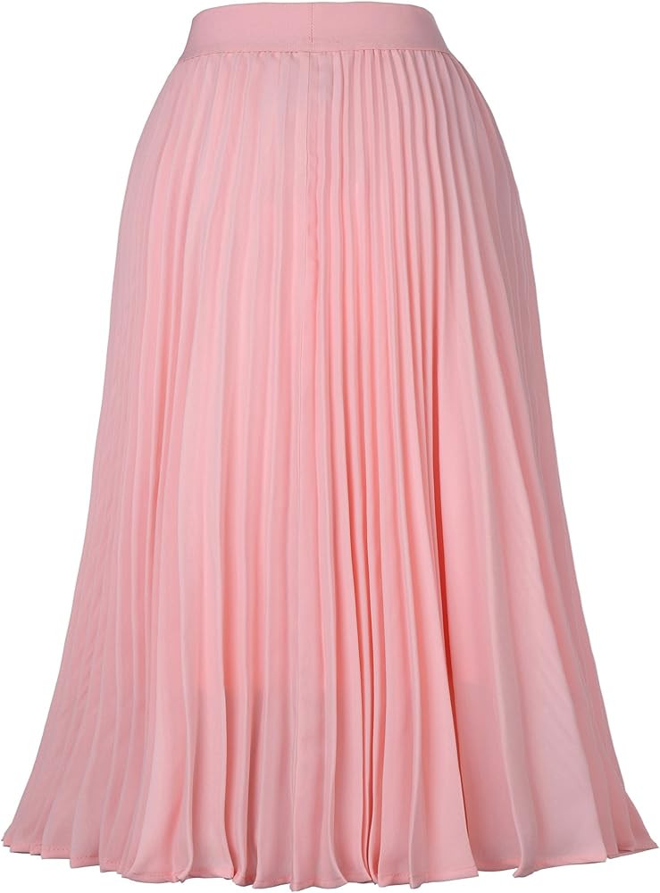 Kate Kasin Women's High Waist Pleated A-Line Swing Skirt KK659 | Amazon (US)