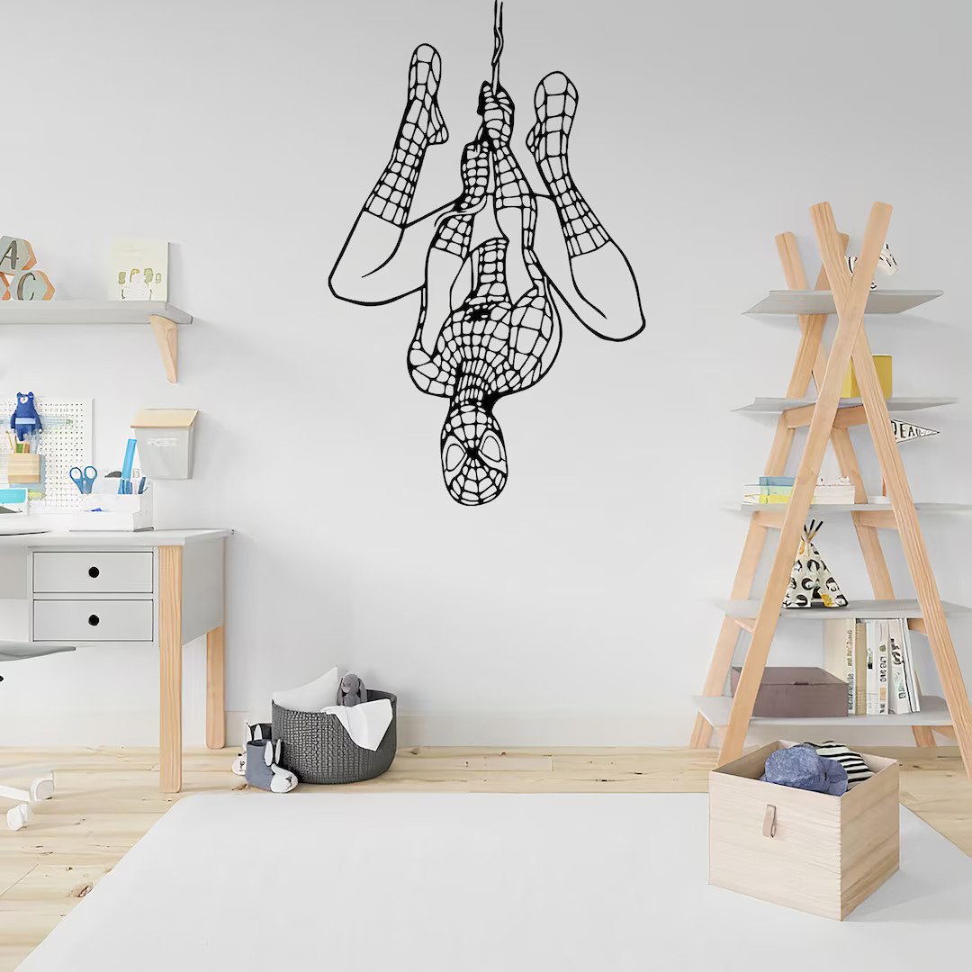 Spiderman Wall Decor, Nursery Hangings, Spider Man Wall Art, Super Hero, Avengers Art, Custom Gif... | Etsy (CAD)