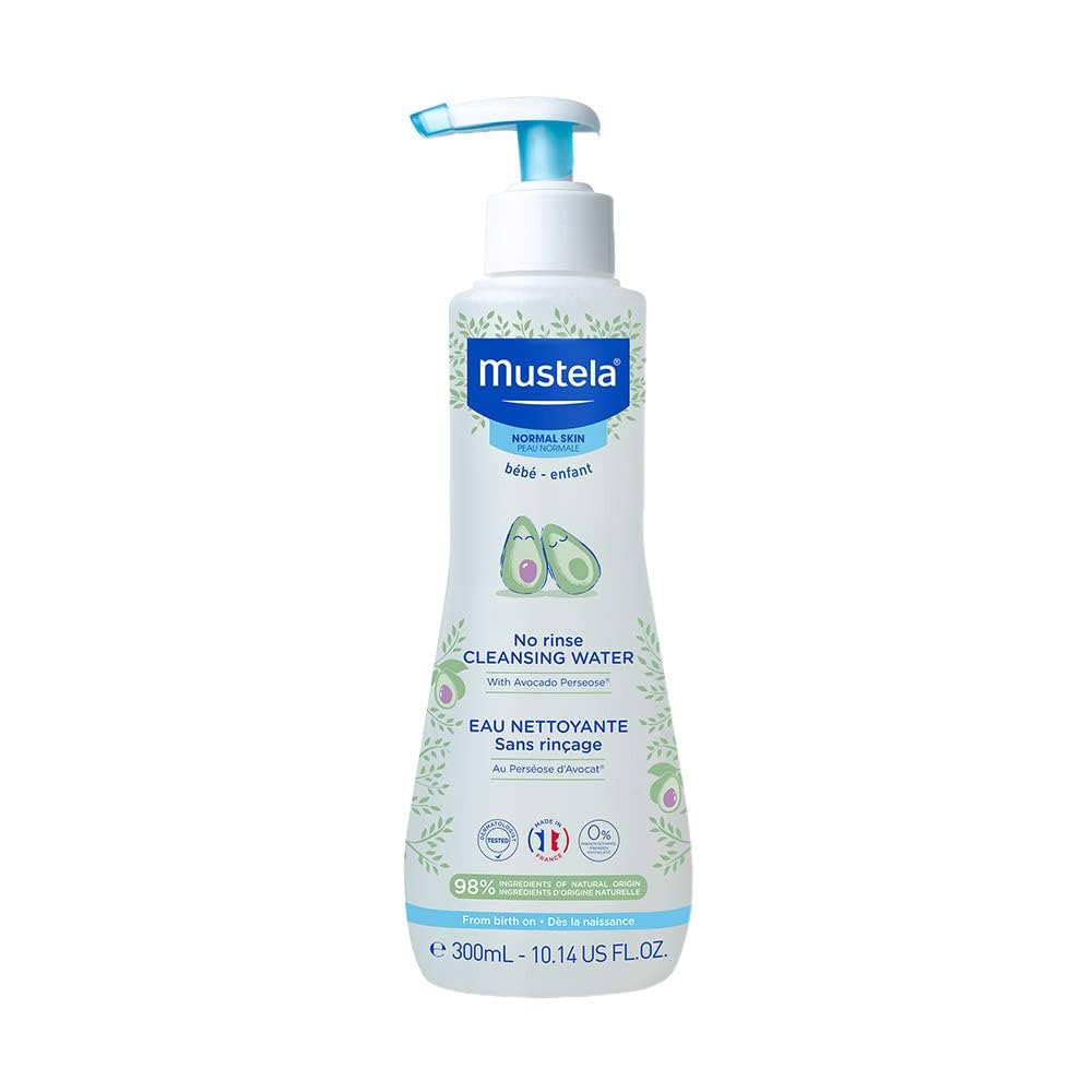 Mustela Baby Cleansing Water - No-Rinse Micellar Water - with Natural Avocado & Aloe Vera - for B... | Amazon (US)