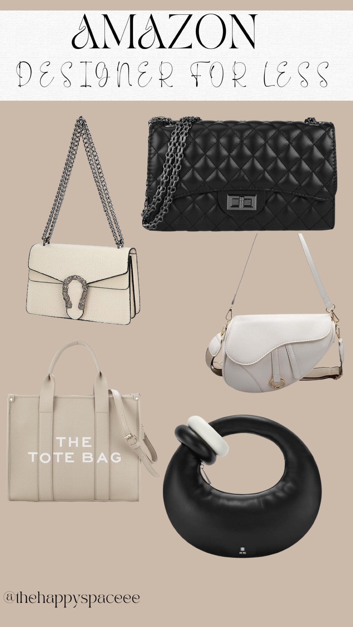 Amazon designer look-alikes for less #amazon #designer #affordable #affordablefashion #affordablebags #amazonmusthaves #luxury 

#LTKFindsUnder100 #LTKItBag #LTKFindsUnder50