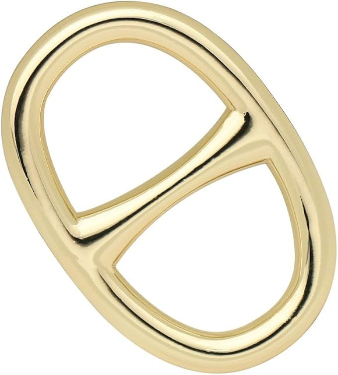 Women's Simple Metal Scarf Ring Oval Circular Flower Silk Scarves Rings Silver Gold Plated Scarf ... | Amazon (US)