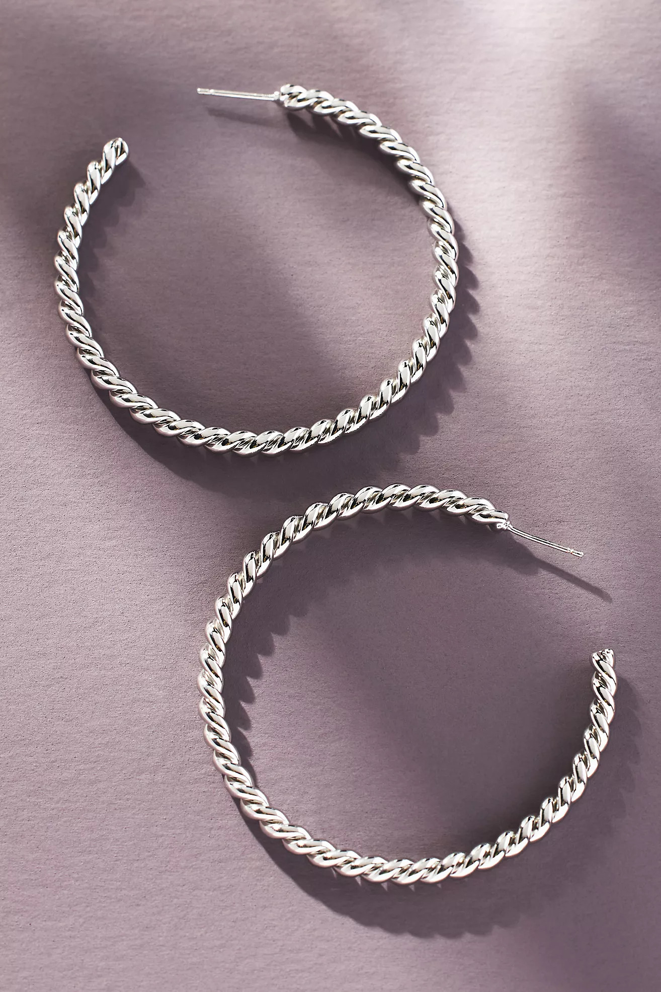 Large Rope Hoop Earrings | Anthropologie (US)